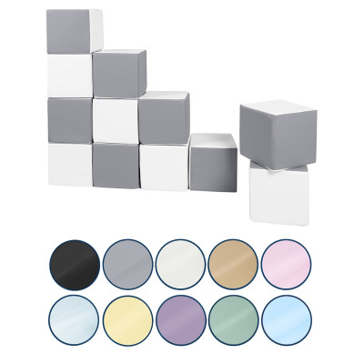 Lot de 12 blocs en mousse - Cubes